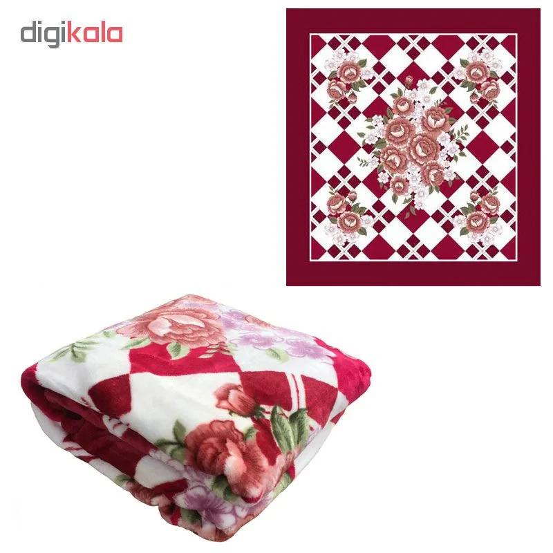 پتو گلبافت مدل 127 سایز 160x220 سانتی متر