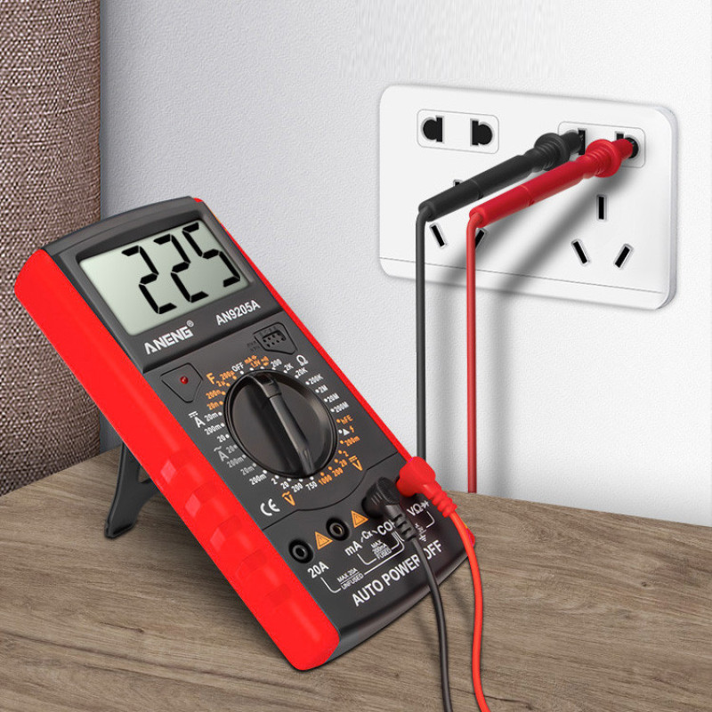 مولتی متر دیجیتال آننگ مدل AN9205A کد RED