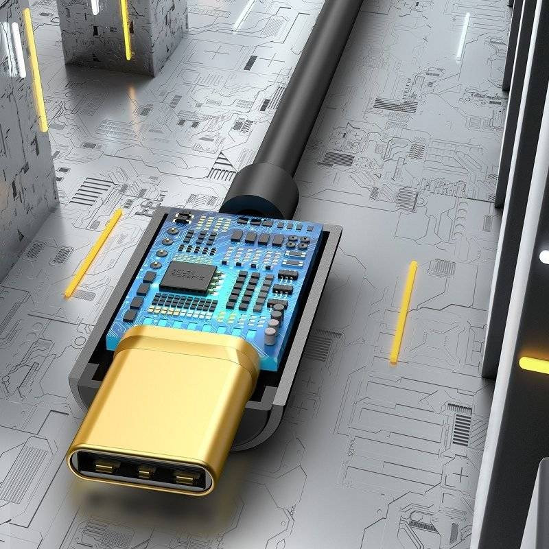 مبدل USB-C به AUX باسئوس مدل L54