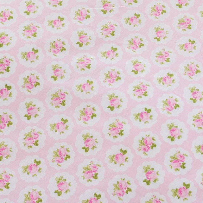 روکش لحاف پنبه انگلیش هوم مدل Rosy Rose یک نفره سایز 220x160 سانتی‌متر