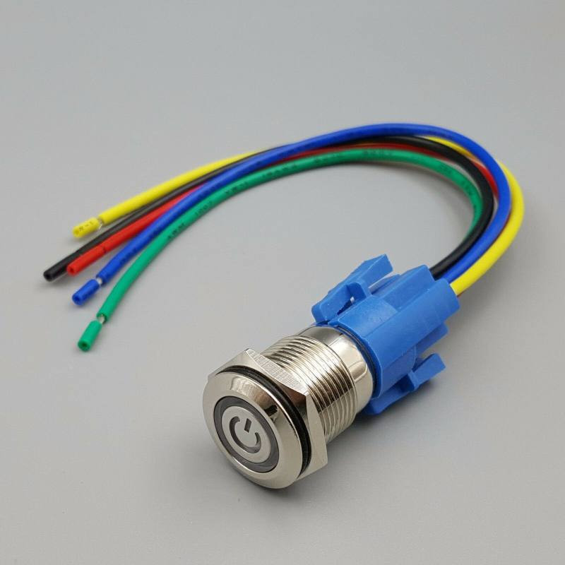 کلید فشاری مدل 3V-7V YLW