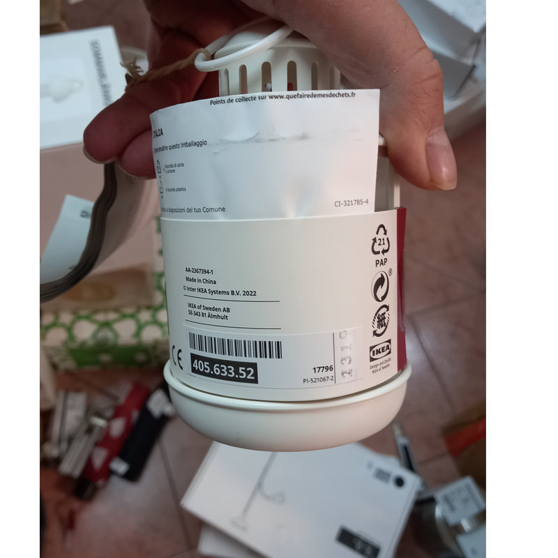 فانوس ال ای دی ایکیا مدل 405.633.52