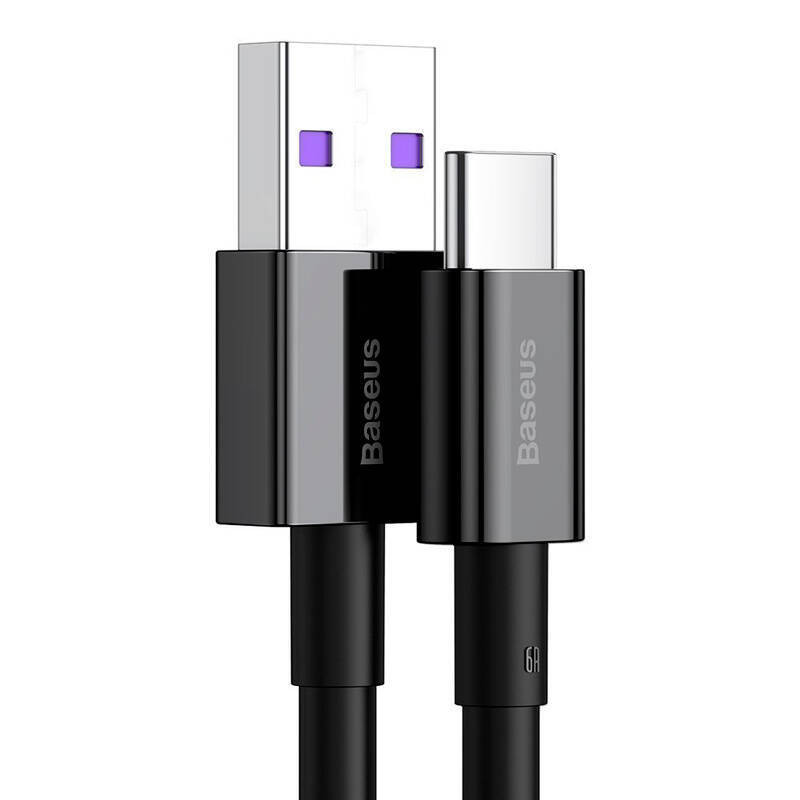 کابل تبدیل USB به USB-C باسئوس مدل Superior Series CATYS-A 6A 66W طول 2 متر
