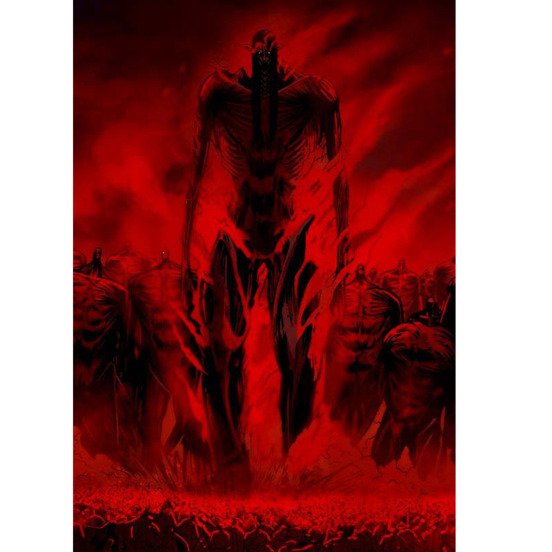 پوستر مدل انیمه اتک ان تایتان Attack on titan طرح ارن ییگر Eren Yeager کد 658