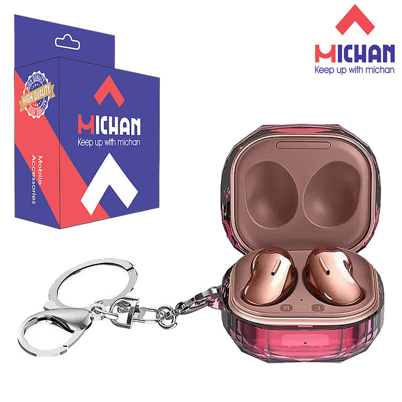 کاور میچان مدل Transparent مناسب برای کیس Galaxy BudsGalaxy Buds LiveGalaxy Buds proBuds 2Buds 2 pro