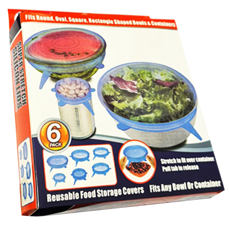 درپوش محافظ غذا مدل B12 بسته 6 عددی