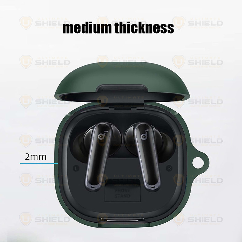 کاور آلتیمیت شیلد مدل Silicone UL مناسب برای کیس هدفون بی‌سیم انکر Soundcore P40i