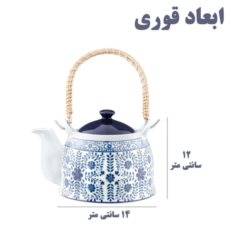 قوری مادام کوکو مدل NP01 گنجایش 0.750 لیتر