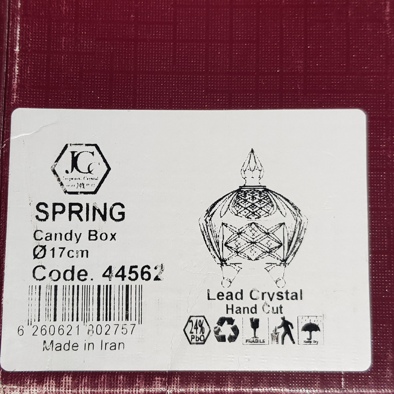 شکلات خوری جهان کریستال مدل SPRING
