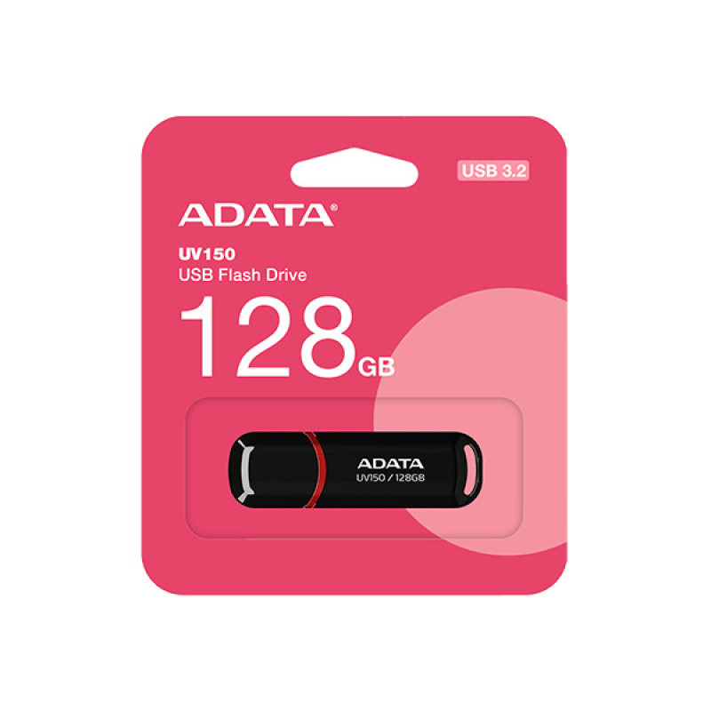 فلش مموری ای دیتا مدل UV150 ظرفیت 128 گیگابایت با رابط USB 3.2