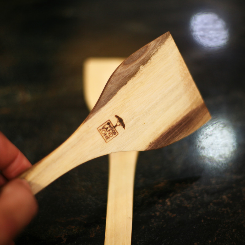 کفگیر مدل wood بسته 2 عددی