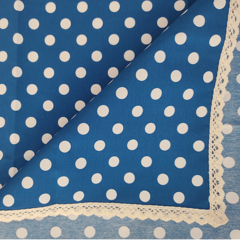 سفره 4 نفره نساجی دُر هنر یزد مدل توپی 2 cotton-abi سایز 90×90 سانتی متر