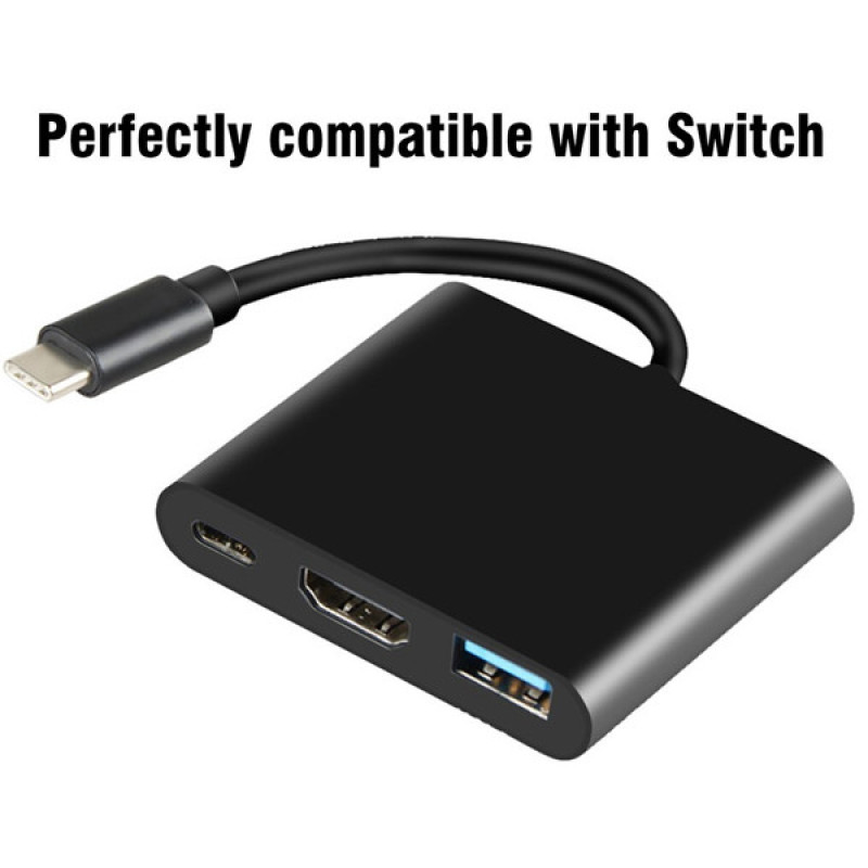 مبدل USB-C به HDMIUSB3.0USB-C مدل T1304