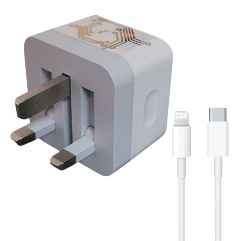 شارژر دیواری 35 وات مدل iph45 به همراه کابل USB-C به لایتنینگ