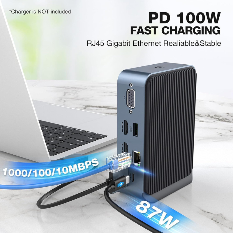 هاب 15 پورت USB-C داک استیشن مدل DC022