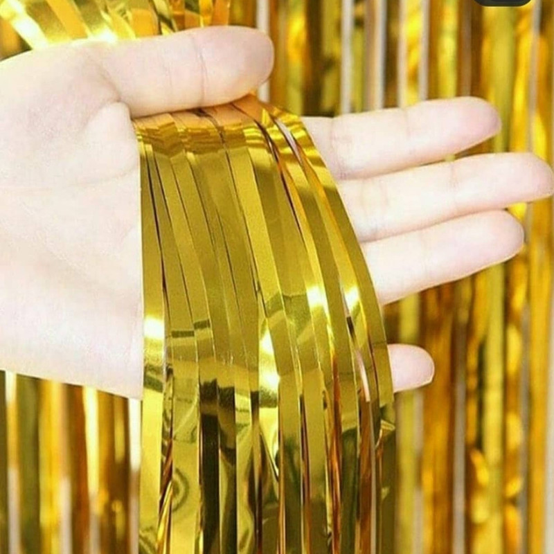 پرده تزئینی سورپلاس متالایز مدل 001
