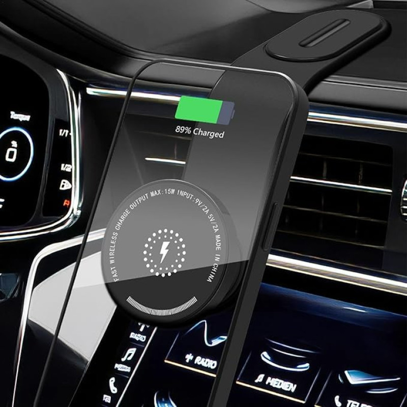 پایه نگهدارنده و شارژر بی سیم گوشی موبایل مدل MAGNETIC CHARGING