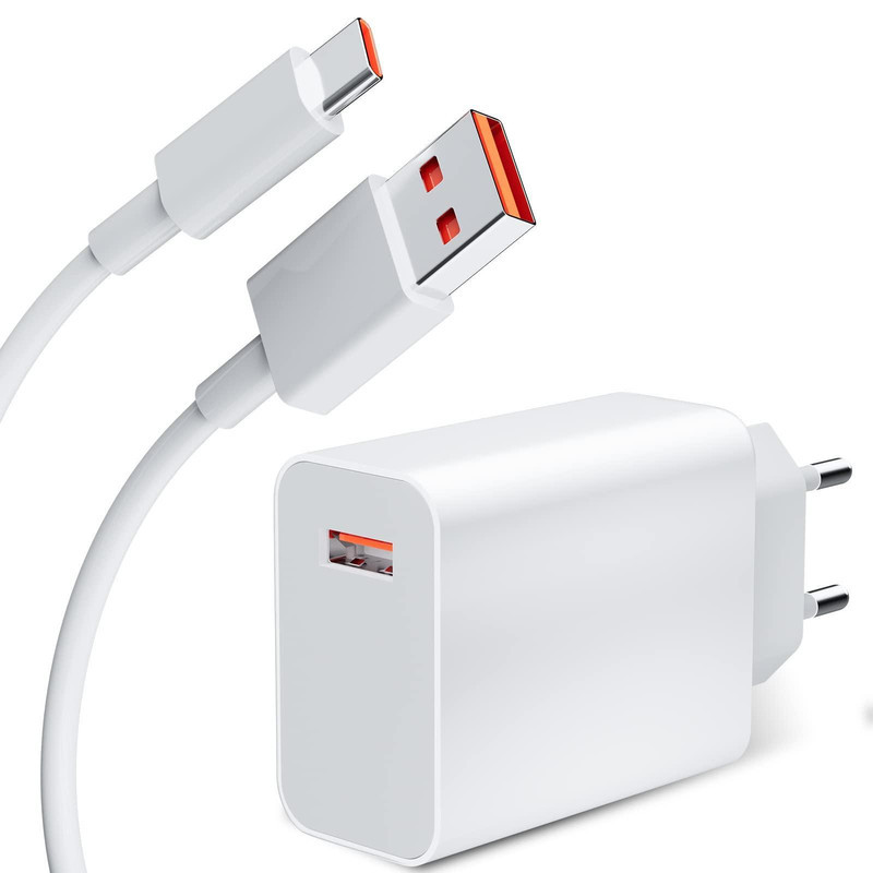 شارژر دیواری شیائومی مدل NOTE 33W به همراه کابل USB-C