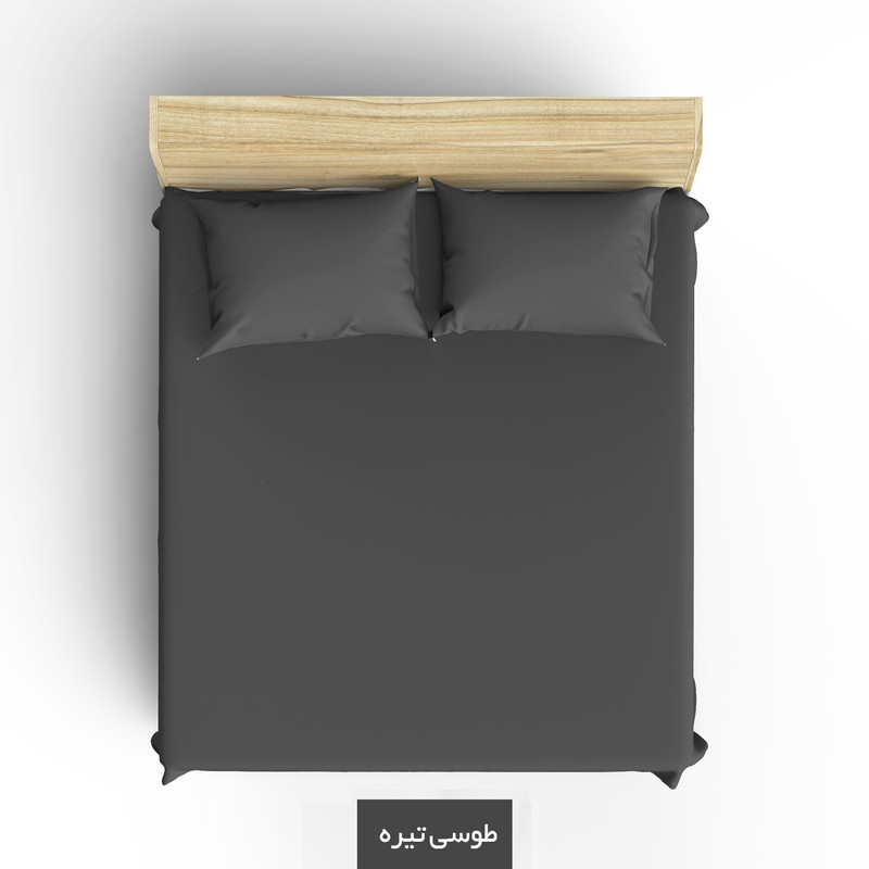 ملحفه خانه سفید مدل آرزو دو نفره سایز 200x160 سانتی متر