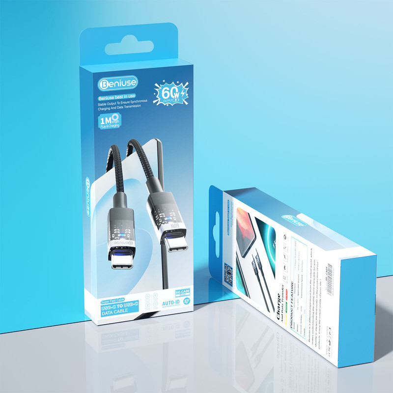 کابل USB-C بنیوس مدل BE-CA09 طول 1متر