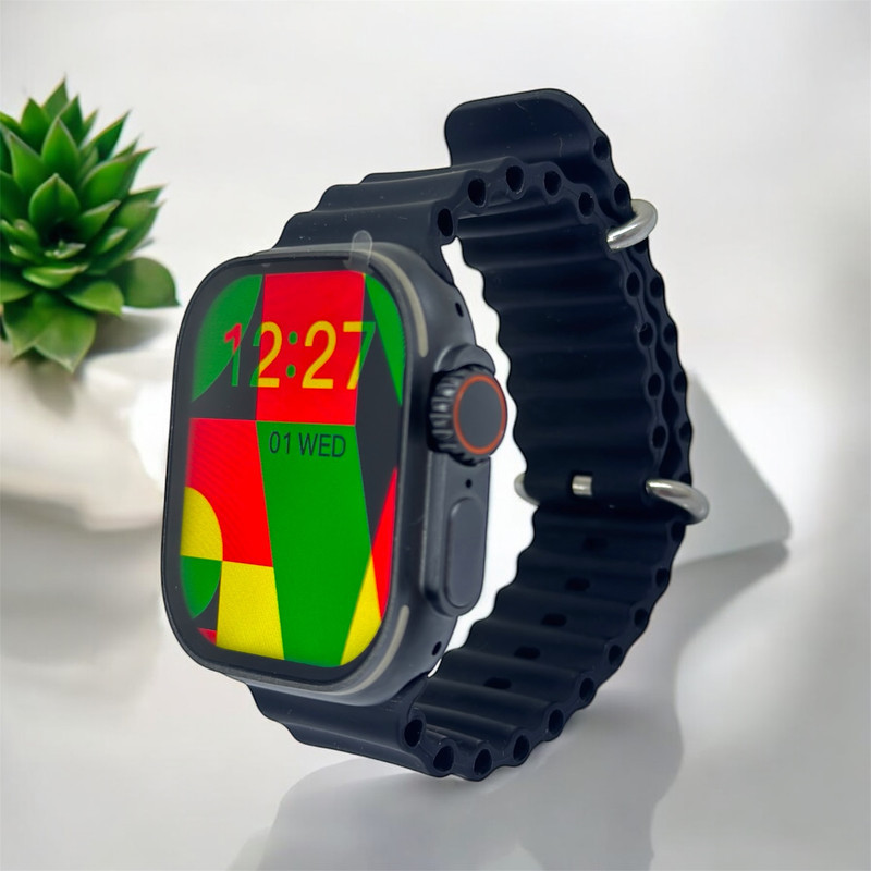 ساعت هوشمند 49 میلی متری میکروویر مدل W69-Watch Ultra بند سیلیکونی