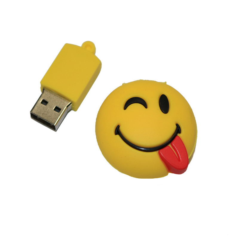 فلش مموری طرح ایموجی چشمک مدل Ul-Emoji01 ظرفیت 128 گیگابایت