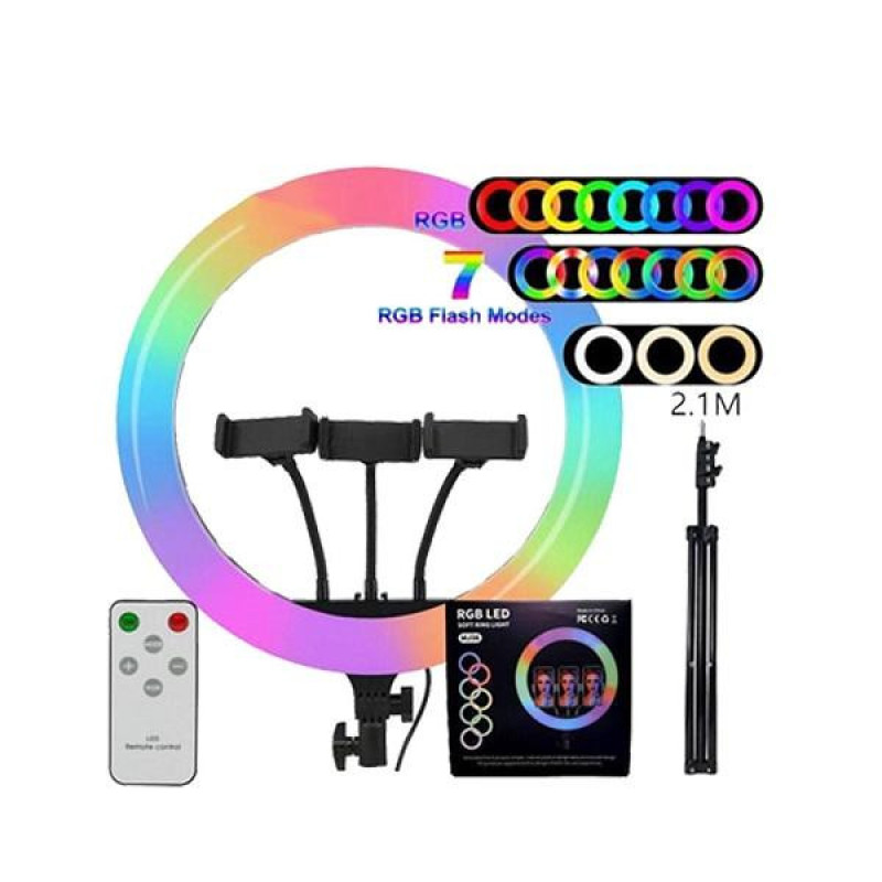 رینگ لایت مدل MJ-36 RGB