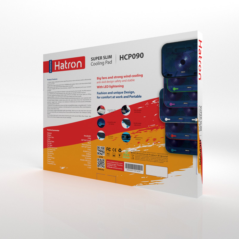 پایه خنک کننده  لپ تاپ هترون مدل HCP090