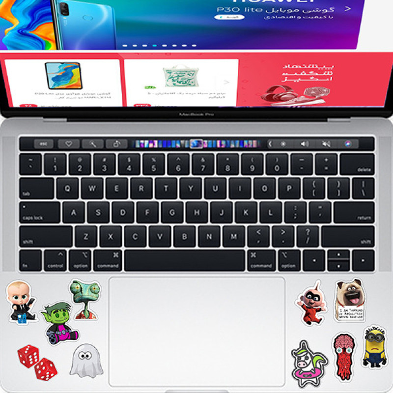 استیکر تزئینی موبایل و تبلت راتیانا مدل X2 بسته 10 عددی