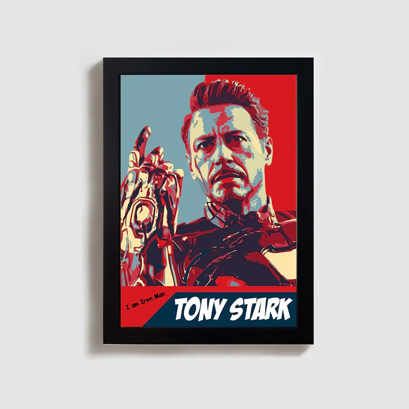 تابلو مدل مارول اونجرز تونی استارک marvel avengers tony stark کد BL76