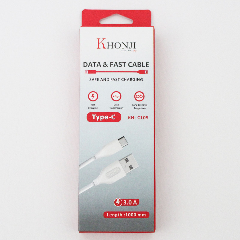 کابل تبدیل USB به USB-C خنجی مدل Superfastshaeje10 طول 1 متر