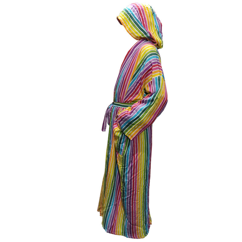 حوله پالتویی نساجی هنر یزد مدل rainbow سایز 115