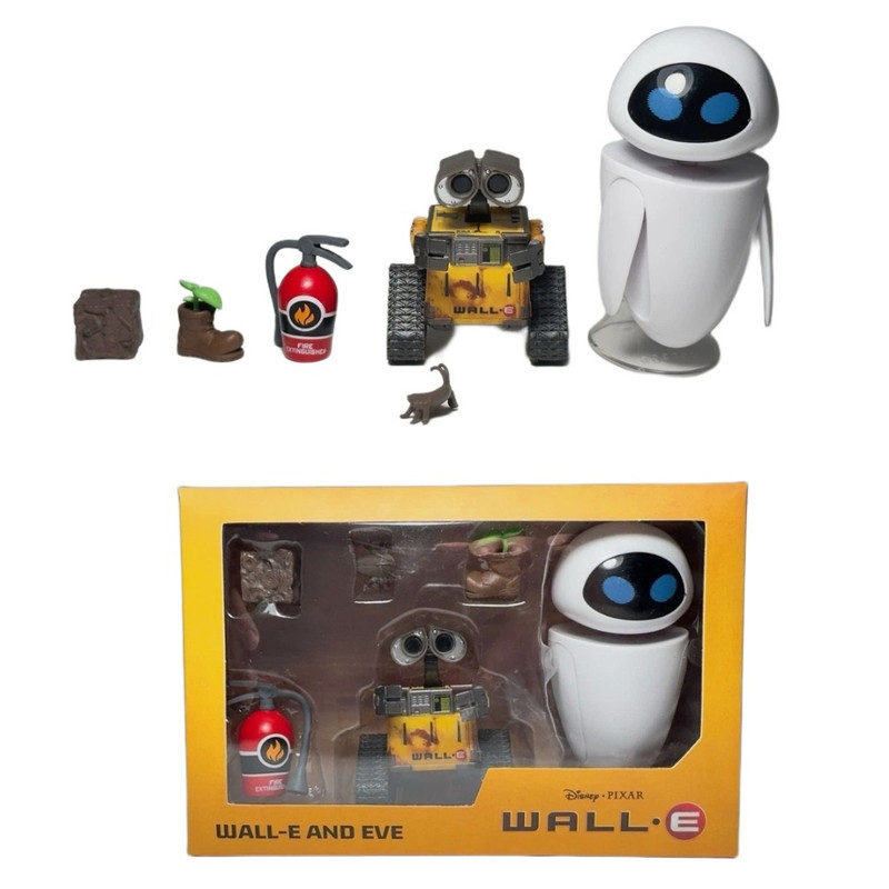 اکشن فیگور مدل وال ای و ایو طرح  Wall-E and Eve مجموعه 6 عددی