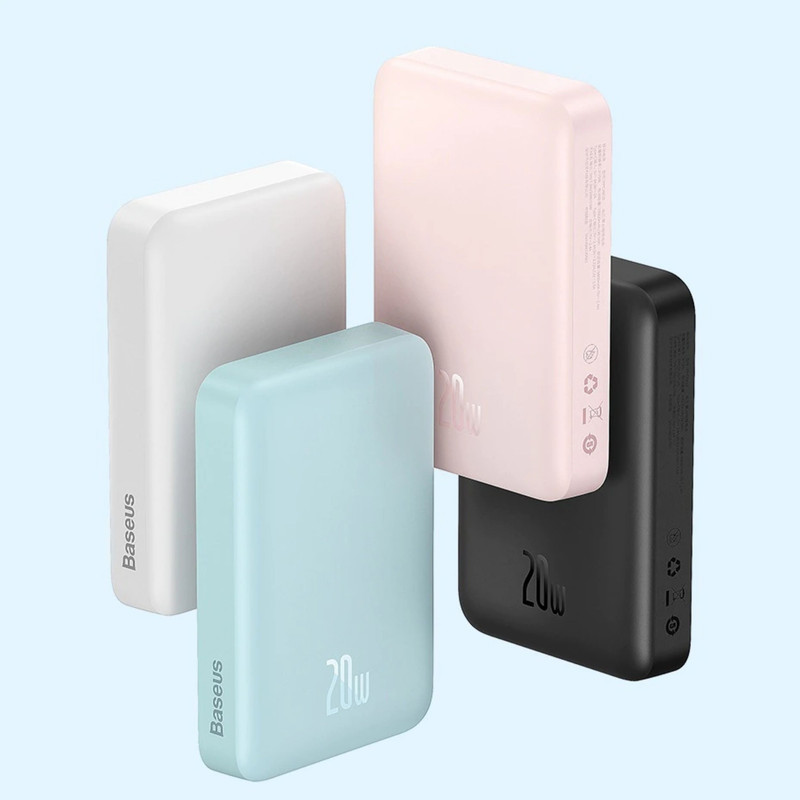 پاوربانک باسئوس مدل Magnetic Mini ظرفیت 10000 میلی آمپر ساعت