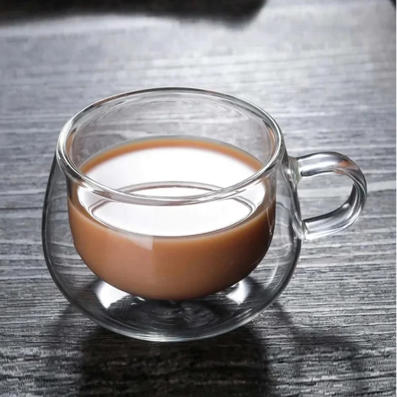 لیوان مدل دو جداره کد 908 بسته 2 عددی