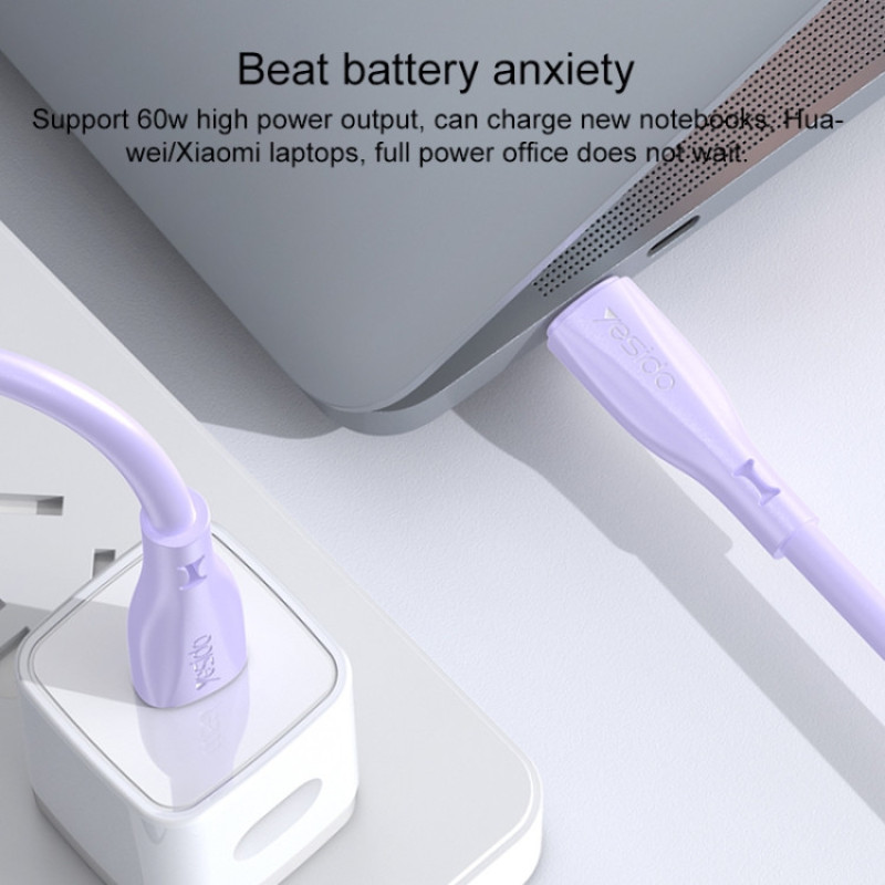 کابل usb-C یسیدو مدل CA152 طول 1 متر