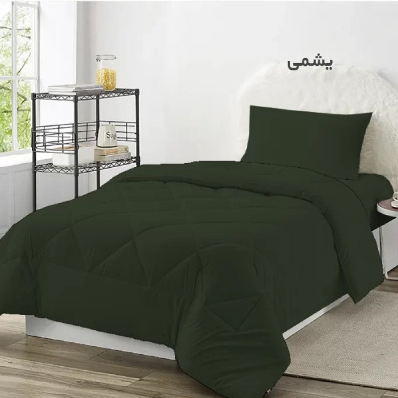 لحاف چیداری مدل میکرو یک نفره سایز 190x220سانتی متر