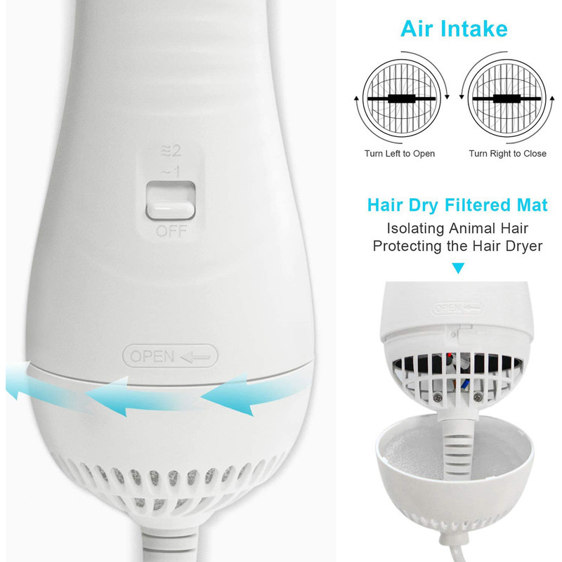 سشوار و برس برقی حیوانات خانگی مدل PET.GROOMING.DRYER