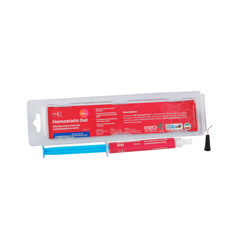 ژل هموستاتیک 25% ام آی بی مدل 01 حجم 3.5 میلی لیتر
