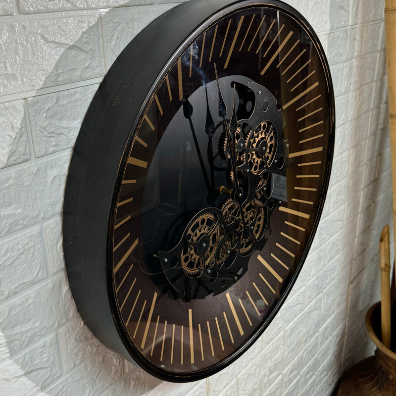ساعت دیواری والتر مدل چرخ دنده ای f6119