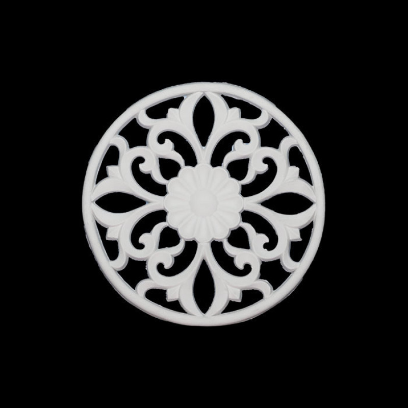 ابزار پیش ساخته مدل گل دایره ای پی وی سی کد 223 بسته 2 عددی