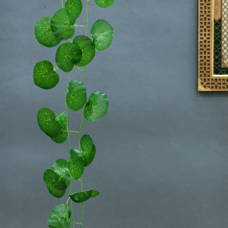 ریسه برگ مصنوعی طرح گرد با 36 برگ، جنس پلاستیک، ابعاد 15×15×230 سانتی‌متر، وزن 30 گرم