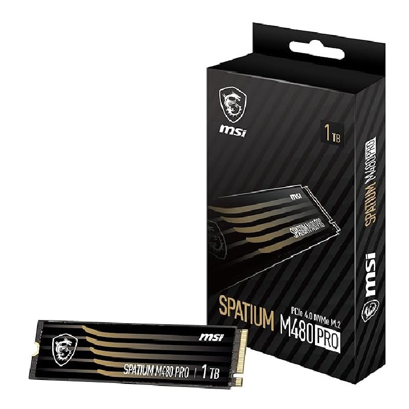 اس اس دی اینترنال PCIe Gen4 x4 ام اس آی مدل SPATIUM M480 PRO ظرفیت 1 ترابایت