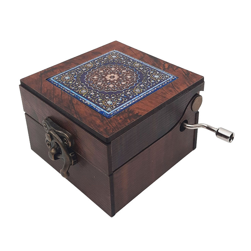 جعبه موزیکال طرح سنتی آینه دار کد JM-S10