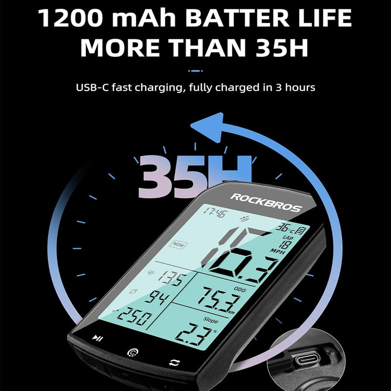 کامپیوتر دوچرخه راک براس مدل ANT+ Bluetooth