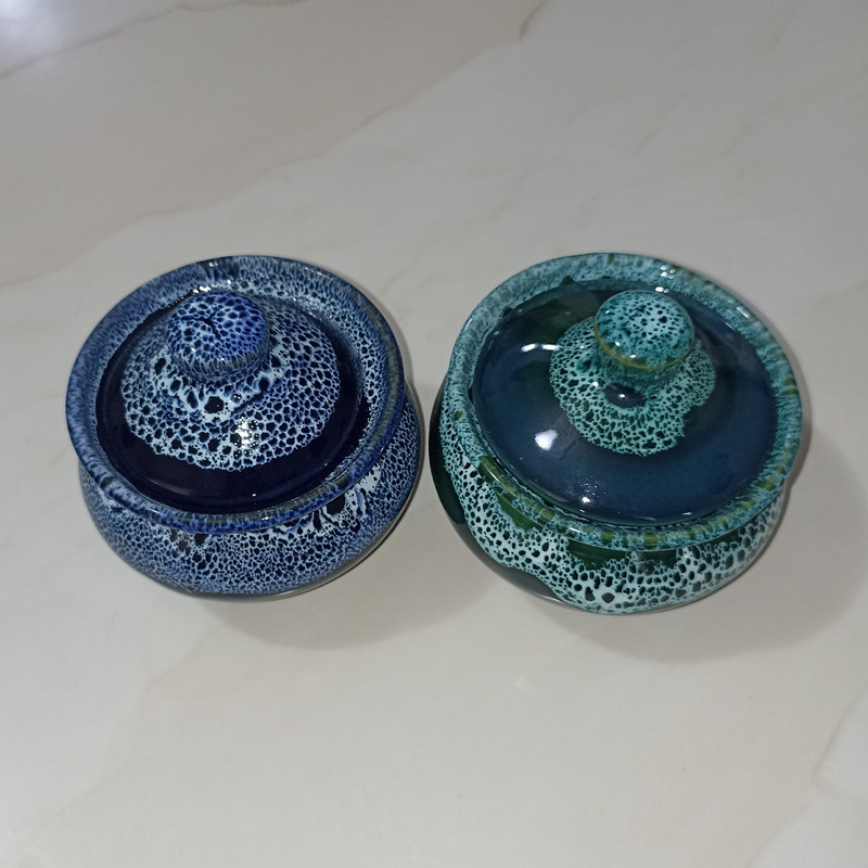 قندان سفالی مدل رومیزی
