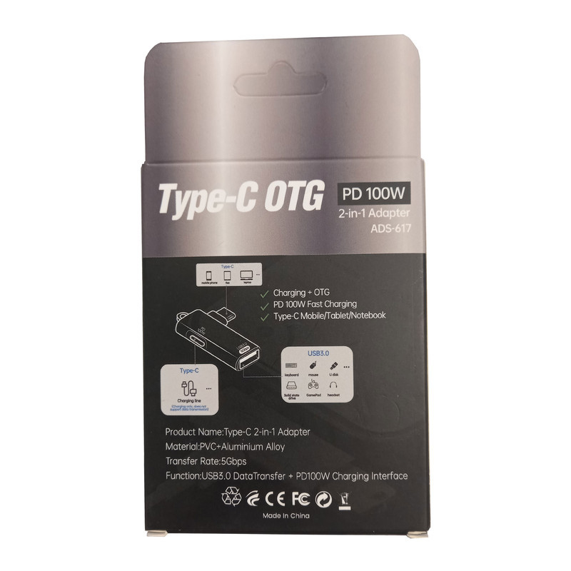 مبدل USB-C به USB3.0 مجنتیک مدل ADS-617-100W