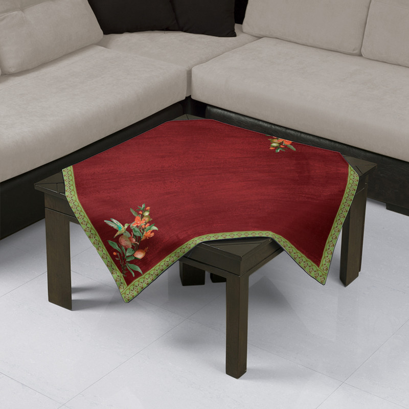 رومیزی مدل انارگل طرح سنتی کد TDy-903-D