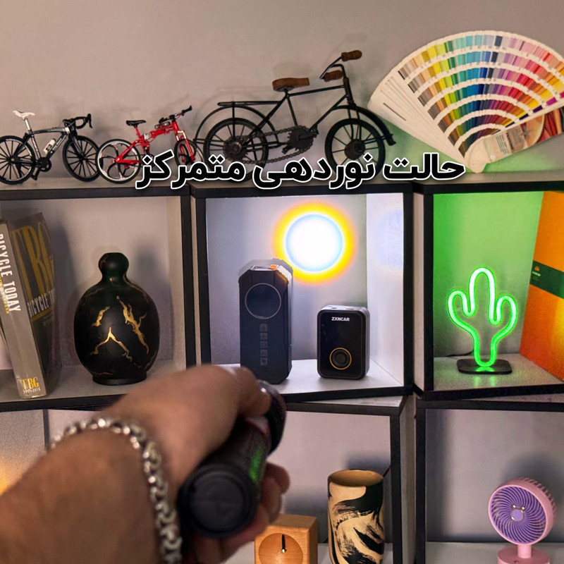 چراغ قوه دستی اسمال سان مدل P7 کد 2167 با نور مهتابی