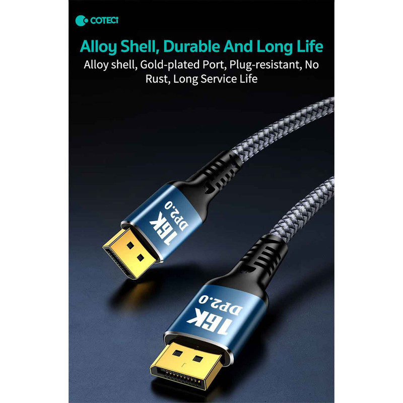 کابل Display Port کوتتسی مدل 87403 طول 2 متر